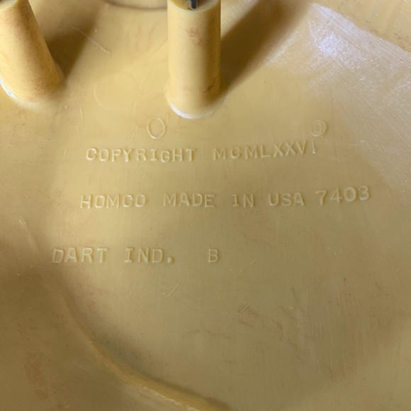 Set of 2 vintage Homco 1976 horned owl wall plaques / wall decor - Picture 8 of 8